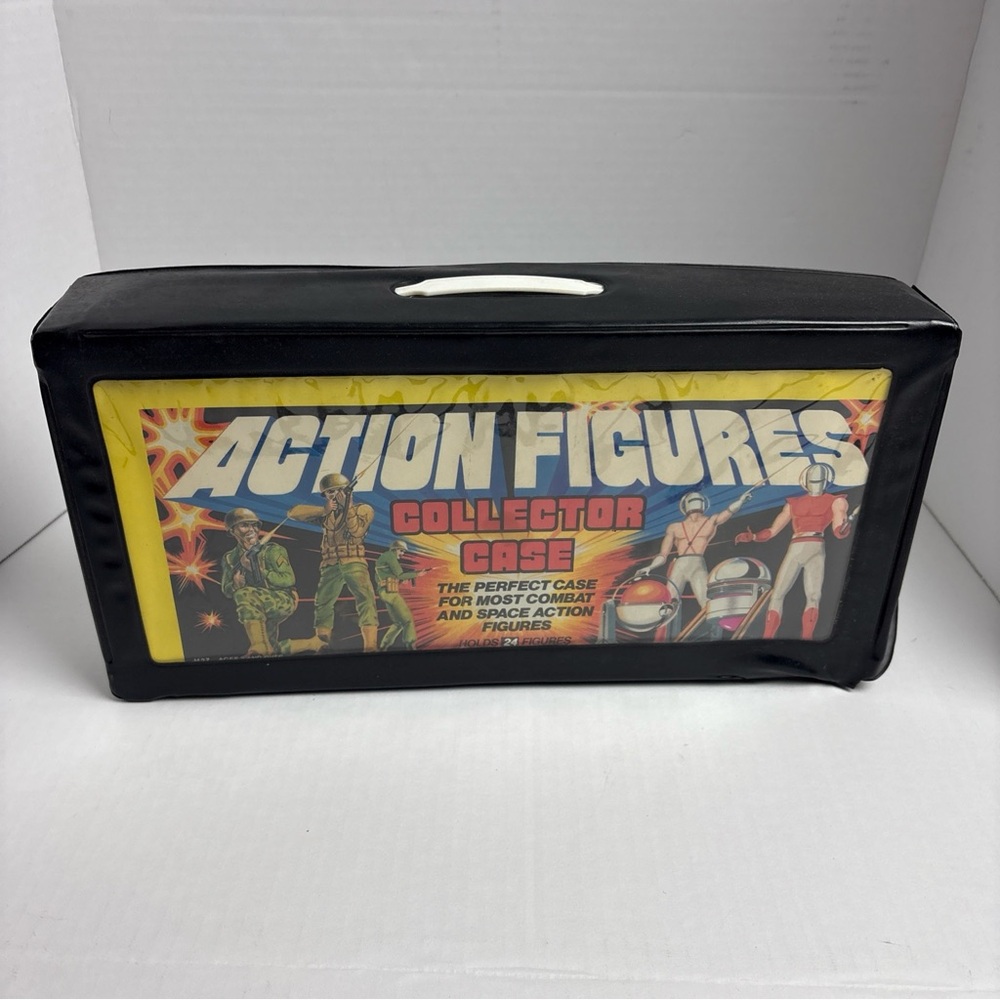 Vintage Tara Toy Corp Action Figure Collector Case Plastic Holds 24 USA #3